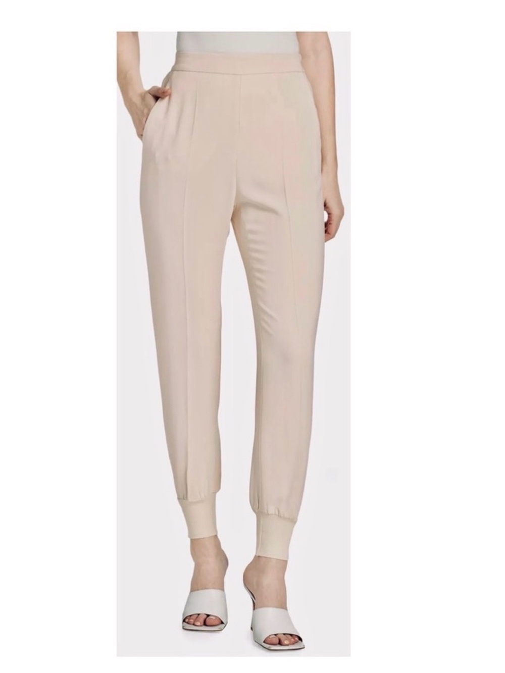 Stella McCartney minimalist Cropped Jogger Trousers sz 36/2